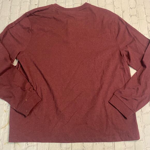 Izod men’s quarter button casual Minimalist plain long sleeve 2xl shirt cotton - Picture 2 of 7